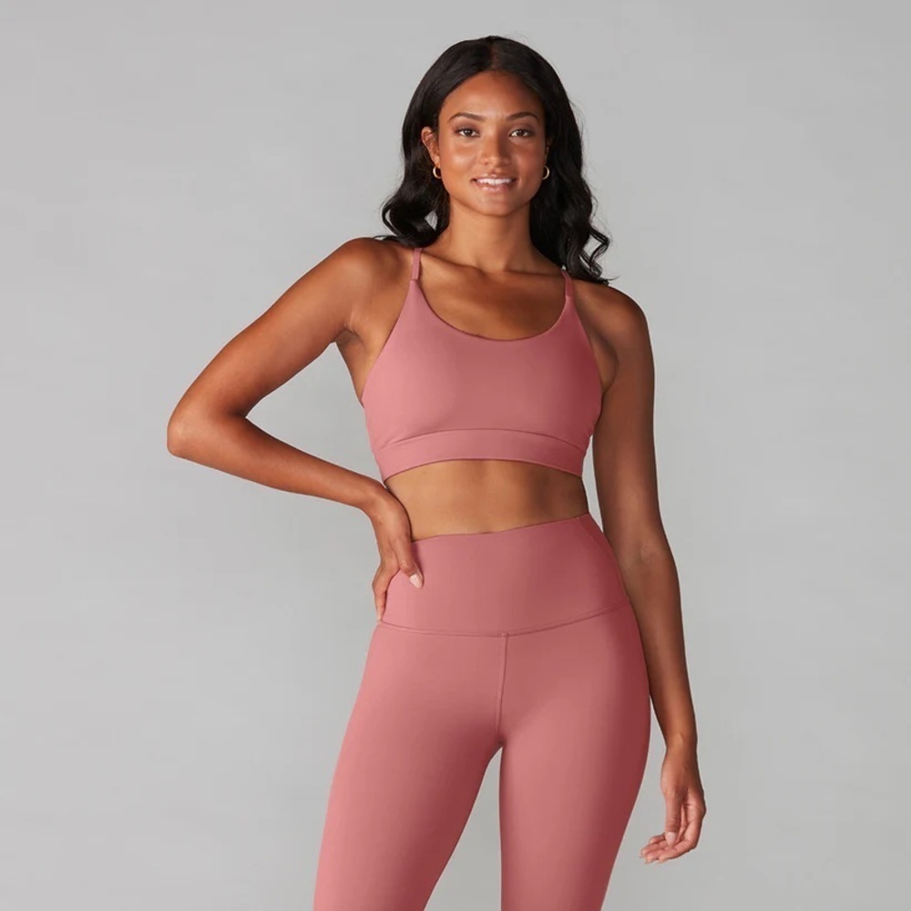 Dark coral Tavi active workout set size XS